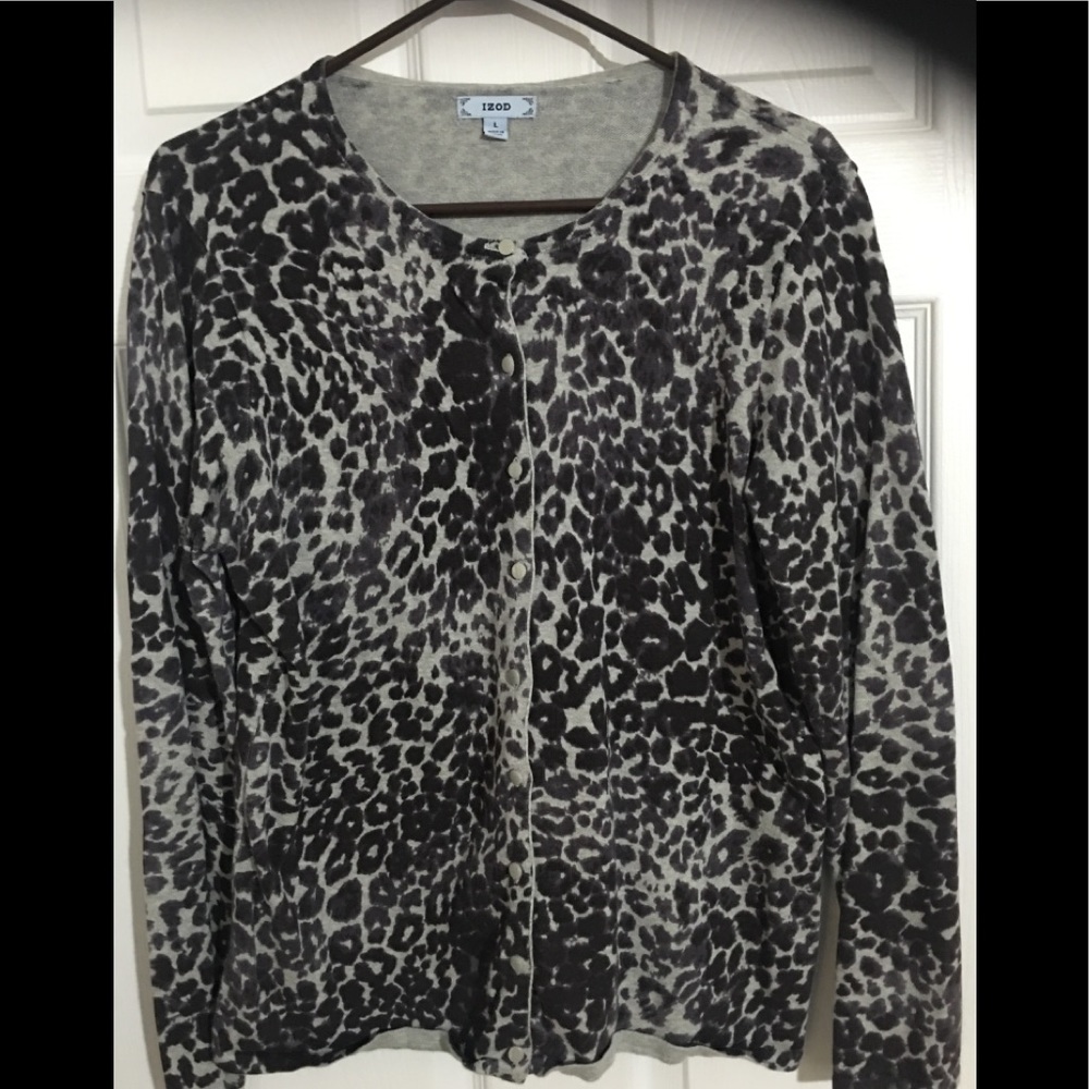 Animal print sweater